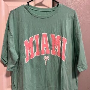 Oversized miami tshirt